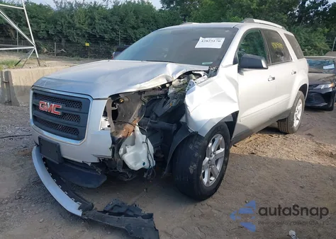 2016 GMC Acadia Sle-2 из США, поврежденный, VIN 1GKKRPKD0GJ140193